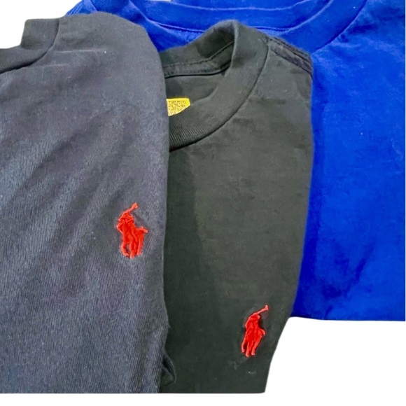 Ralph Lauren Other - Ralph Lauren Blue Short Sleeve Crew Neck Jersey T-Shirts 3 Count uniform attire